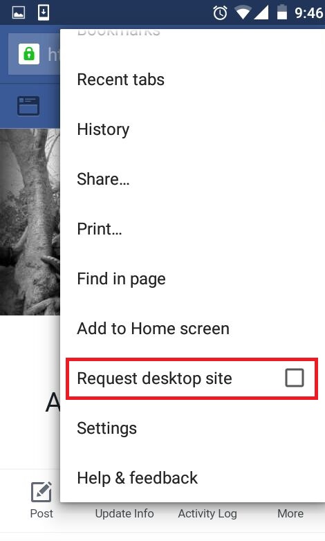 How To Access Full Facebook Site On Mobile Phones Desktop Version