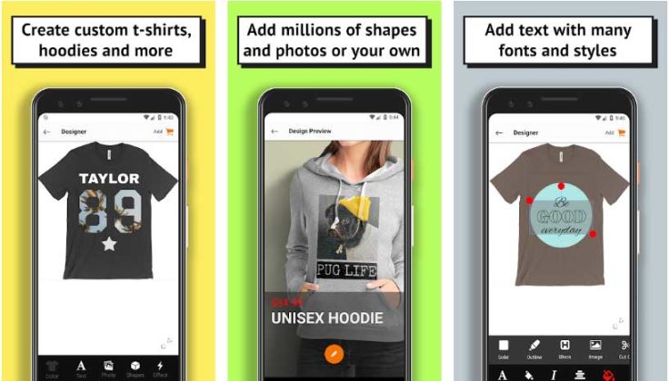graphic design app for t shirts