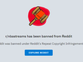 NBA Stream on Reddit Banned