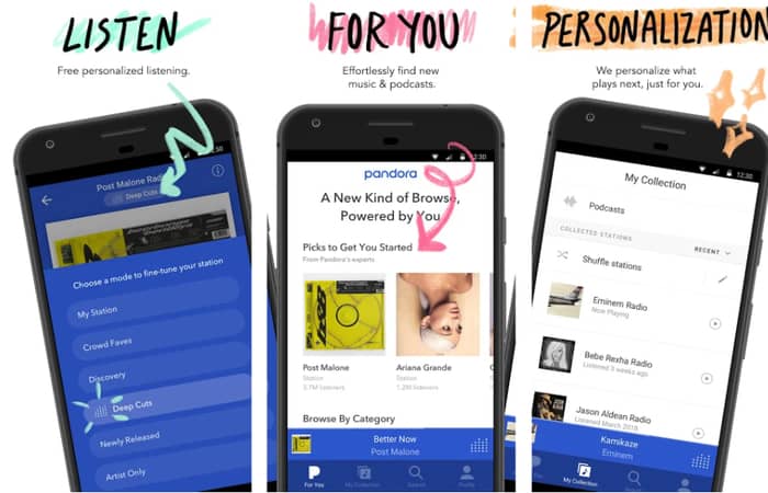 Pandora app