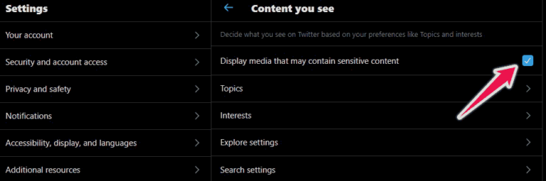 How to Unblock Sensitive Content on Twitter?