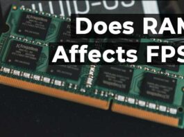 Does RAM affect the FPS in games