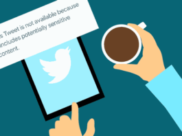 this tweet is not available because it includes potentially sensitive content
