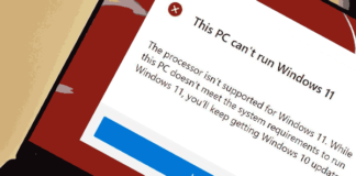 This PC Cant Run Windows 11