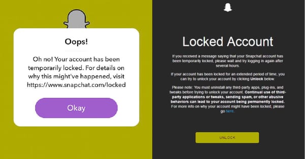 locked snapchat account