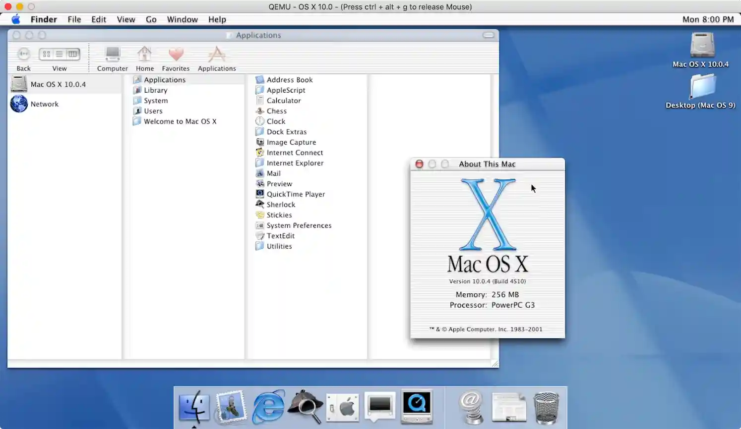 List MacOS Versions From 2001 2022