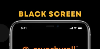 Crunchyroll black screen