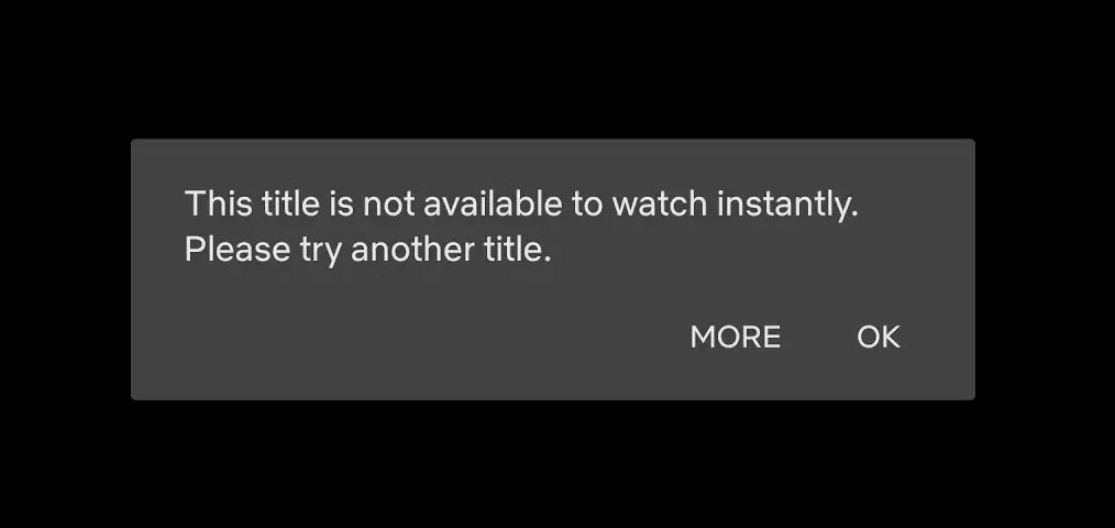 This Title Is Not Available To Watch Instantly