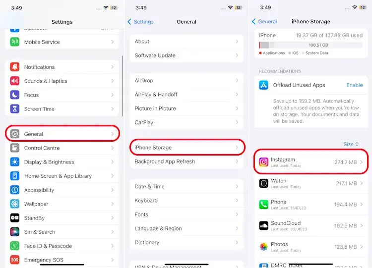 How to offload apps on ios 1