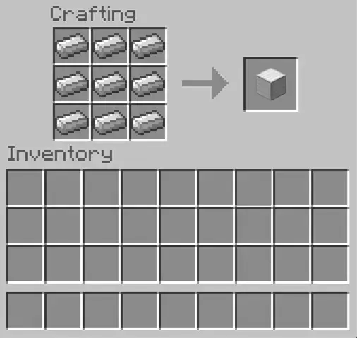 Iron Block recipe