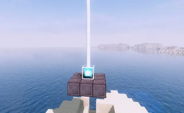 Level 1 Beacon Pyramid in Minecraft