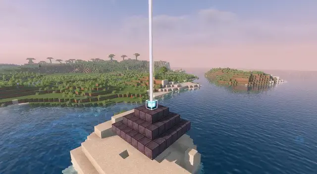 Level 3 Beacon Pyramid in Minecraft