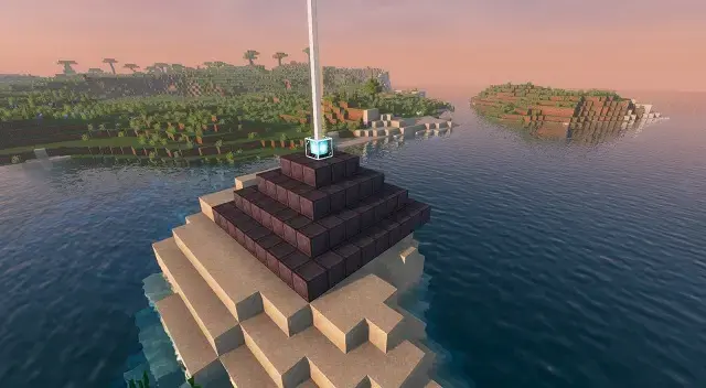 Level 4 Beacon Pyramid in Minecraft